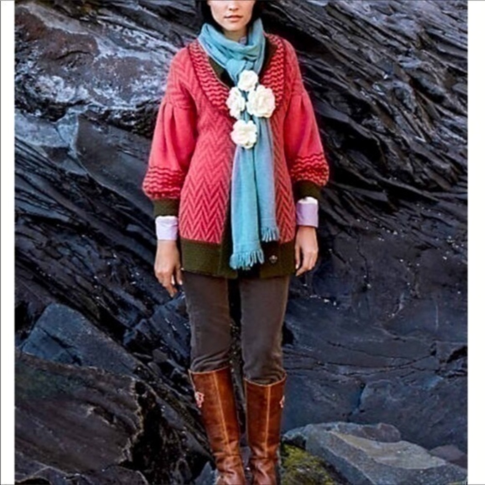 Vintage Anthropologie Lia Molly Sun Sweatercoat